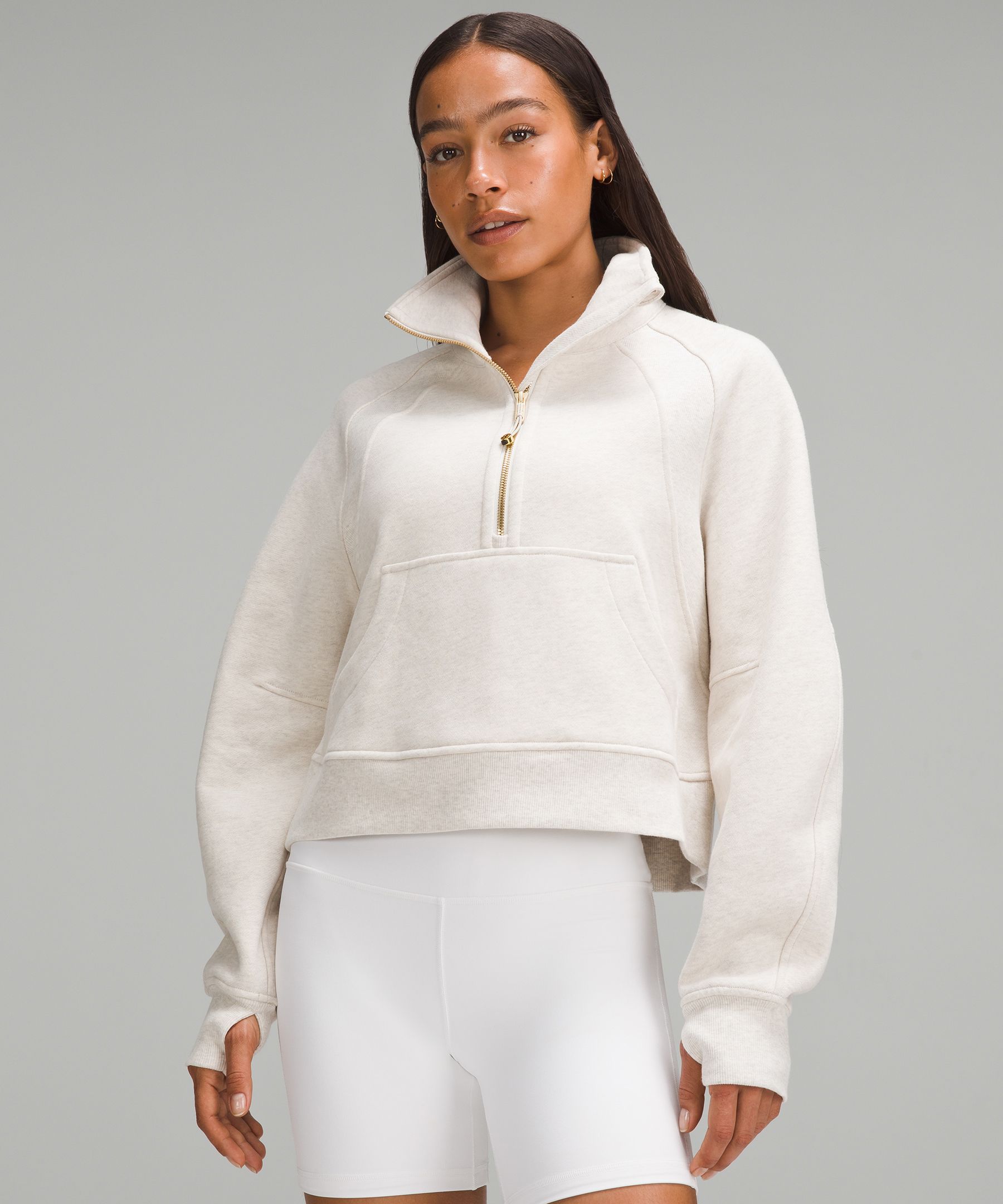 Scuba Oversized Funnel-Neck Half Zip