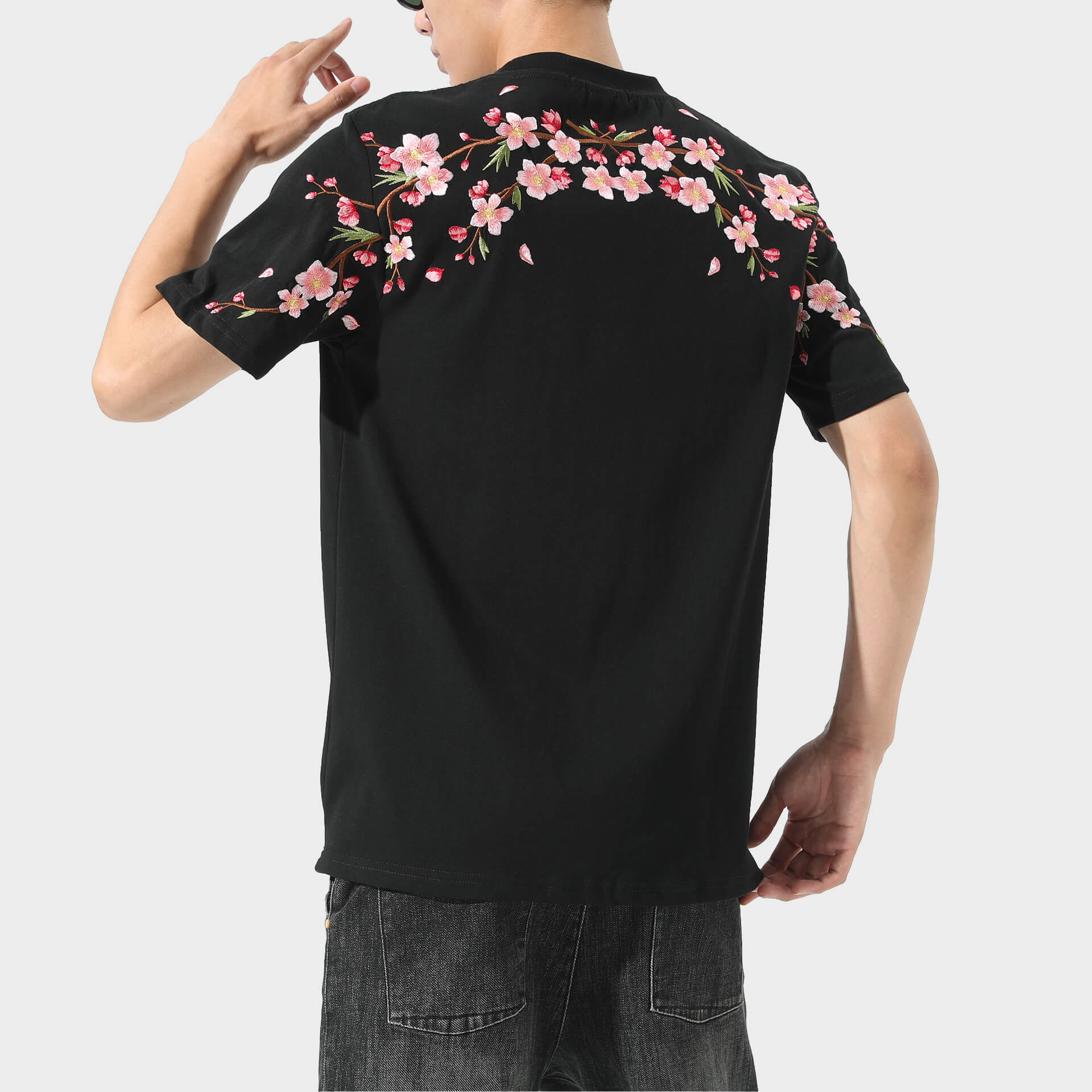 Image of Sakura Embroidered Shirt