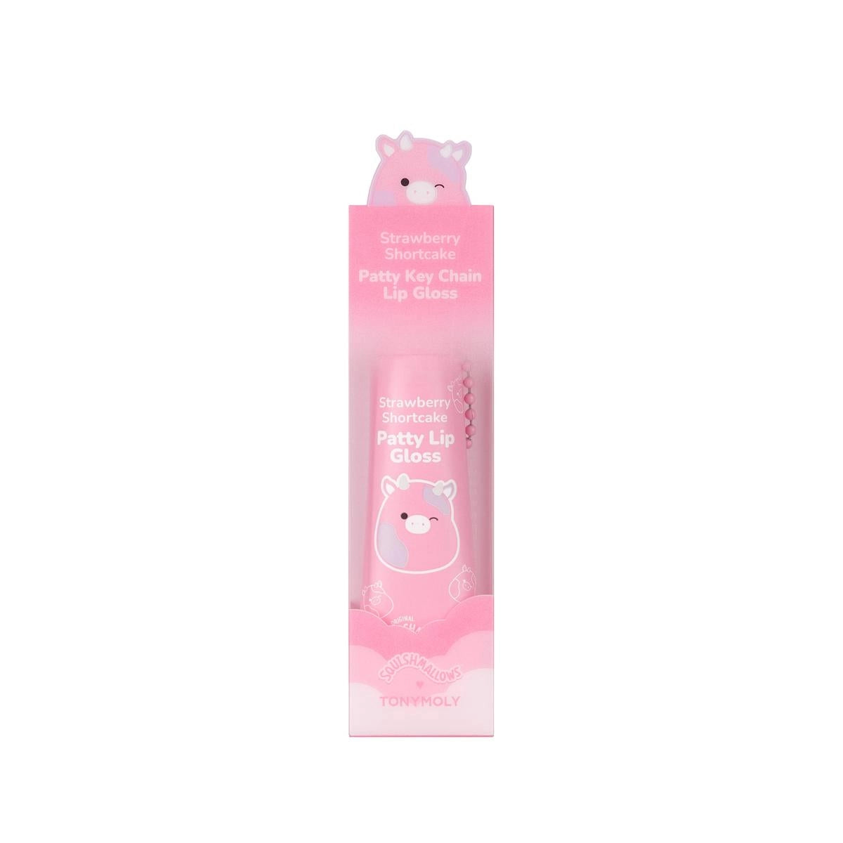 Squishmallow X TONYMOLY Patty's Strawberry Shortcake Lip Gloss