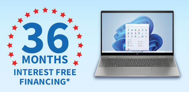 36 Months Interest Free HP Computers Financing