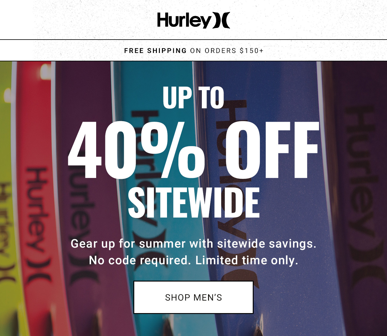 Hurley - 40% OFF Sitewide | Shop Men's