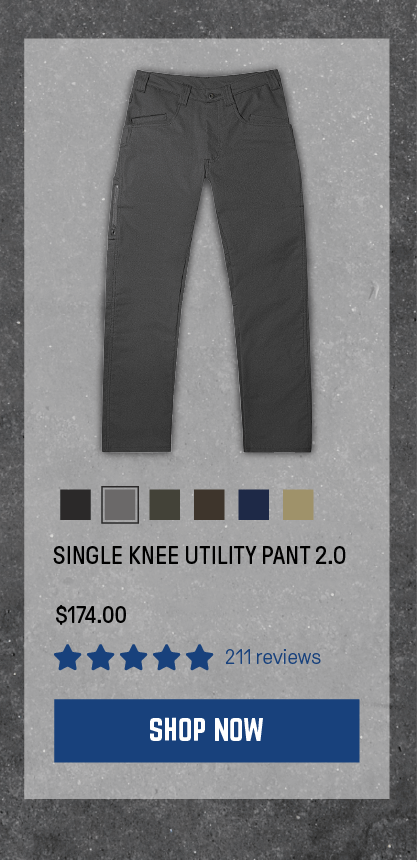 Single Knee Utility Pant 2.0