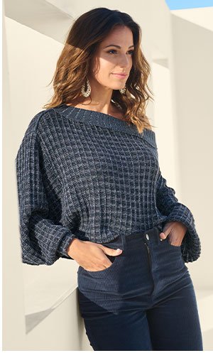 Off-The-Shoulder Sweater