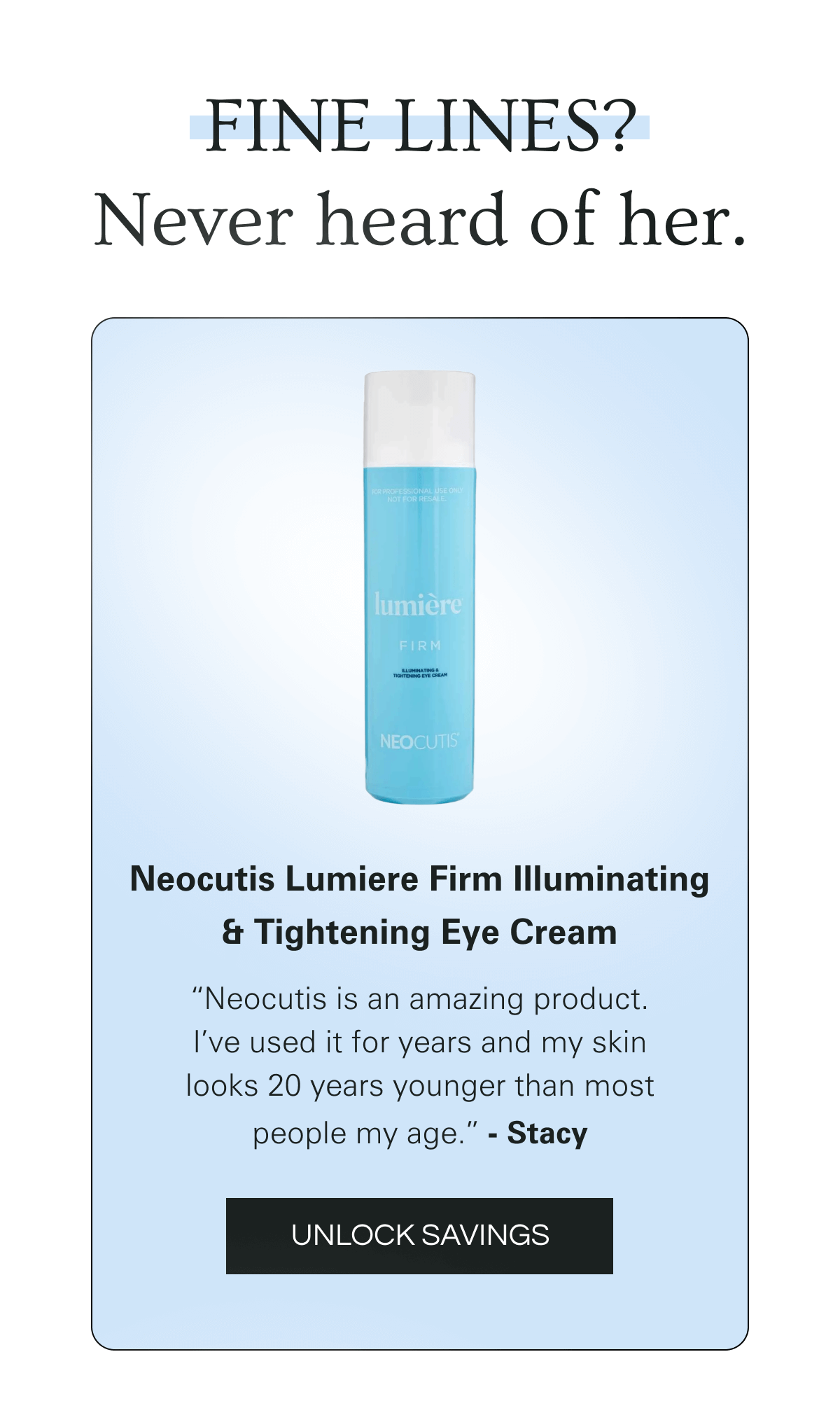 Neocutis Lumiere Firm Illuminating & Tightening Eye Cream