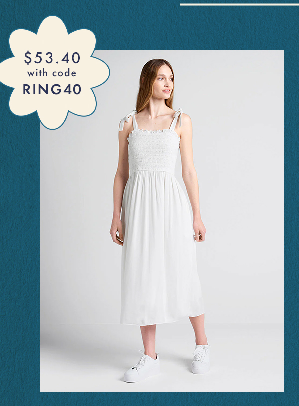 Cloud Drifting Midi Dress