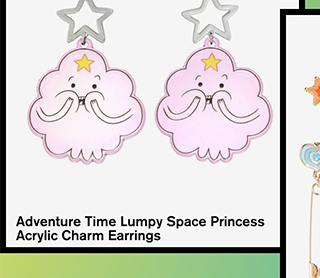 Adventure Time Lumpy Space Princess Acrylic Charm Earrings