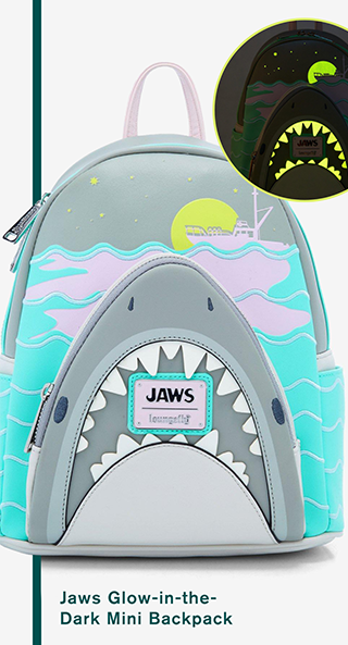 Jaws Glow-in-the-Dark Mini Backpack