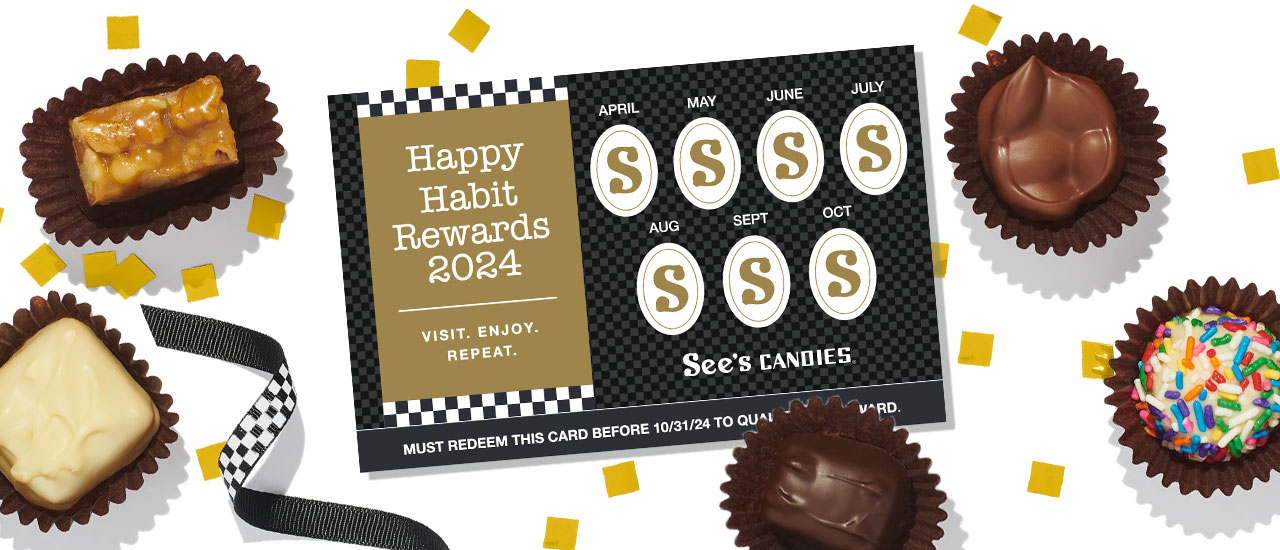 Happy Habits Reward Card