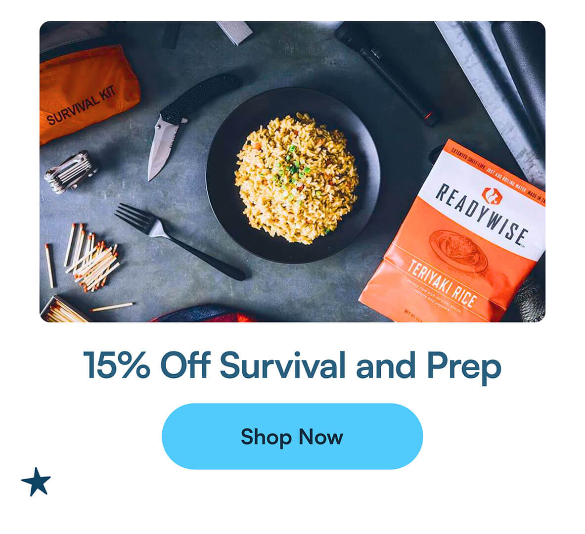 15% Off Survival and Prep