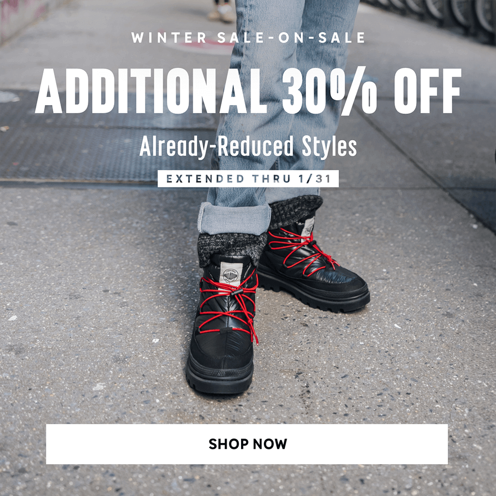 Additional 30% off already reduced style extended thru 1/31