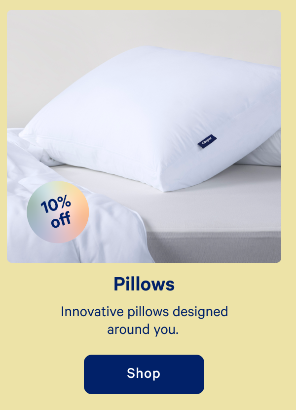 Pillows >> Innovative pillows designed around you. >> Shop >>