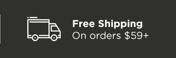 Free shipping on orders $59+