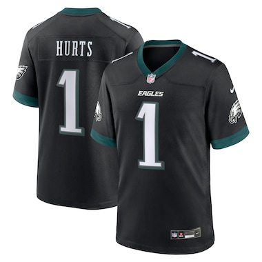  Nike Jalen Hurts Black  Alternate Game Jersey