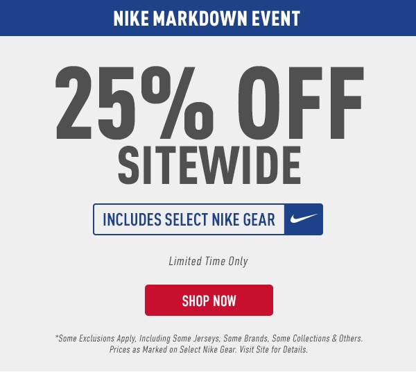 ENDING SOON: 25% OFF NIKE STYLES