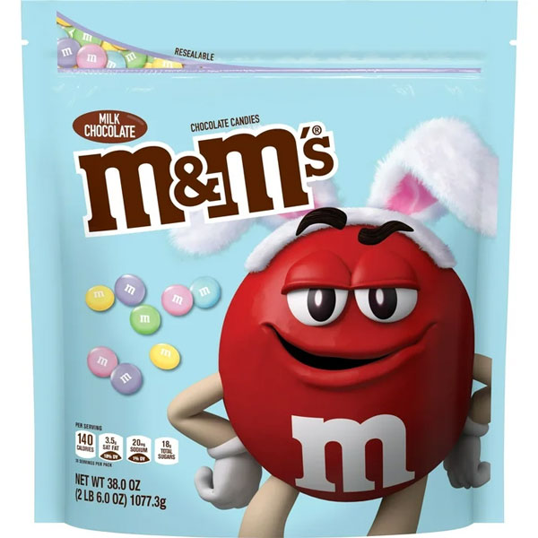 129229 - Pastel M&M's Candy - Plain: 38-Ounce Bag