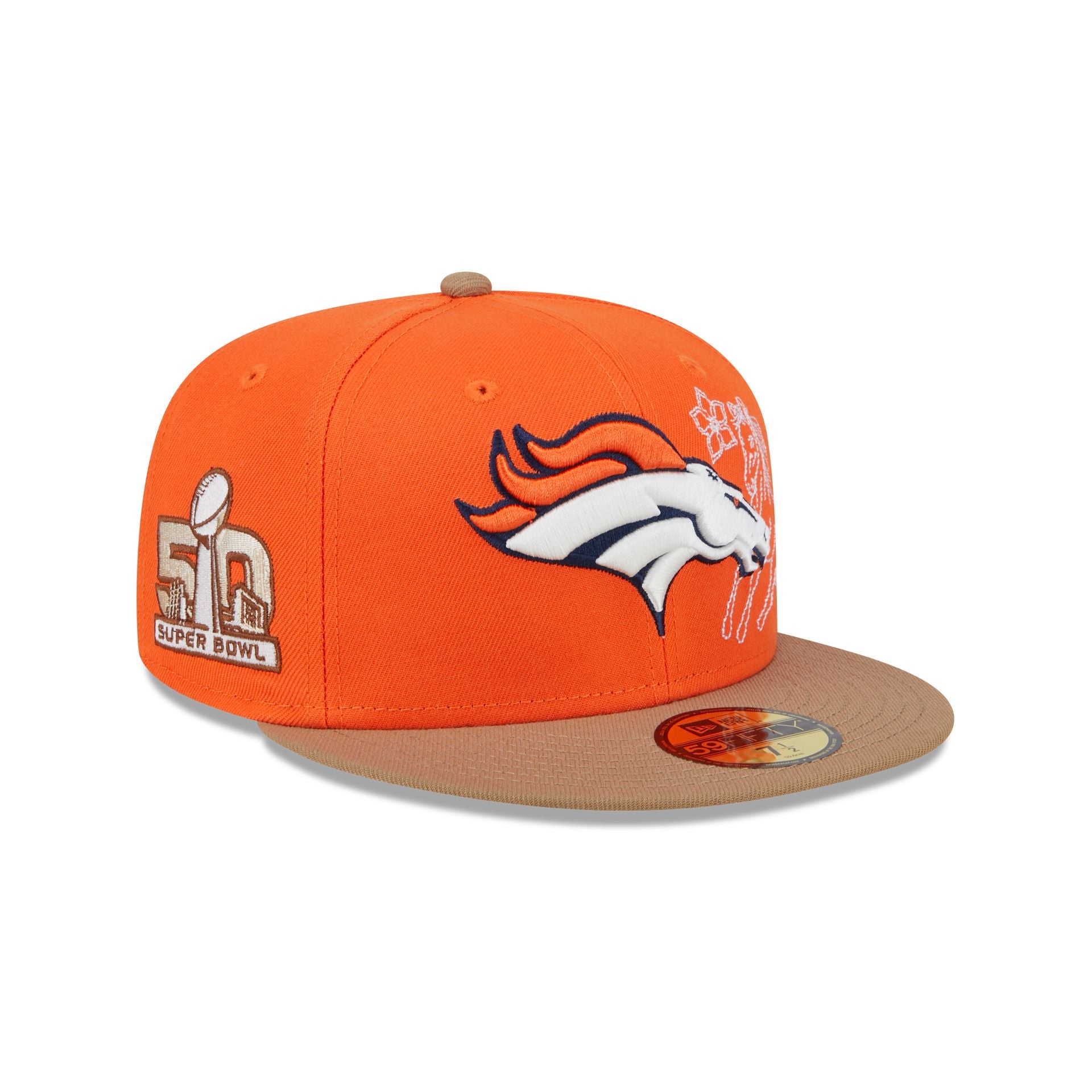 Image of Denver Broncos Western Khaki 59FIFTY Fitted