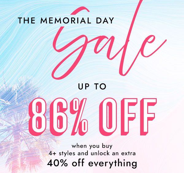 UP TO 86% OFF