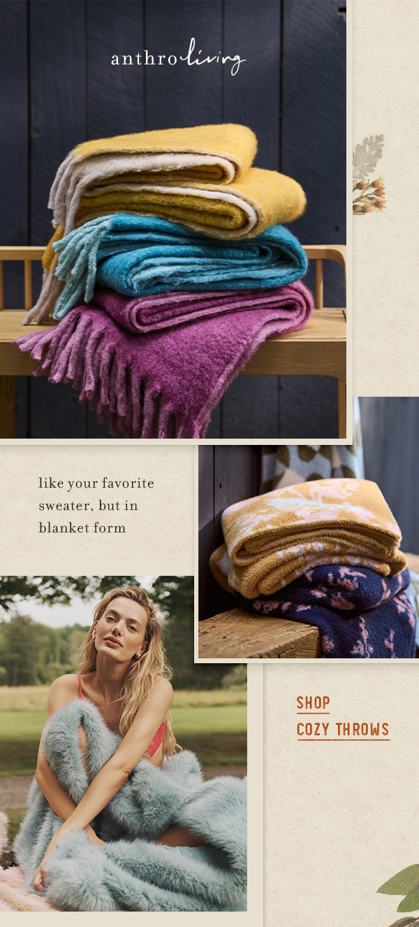 shop blankets and throws