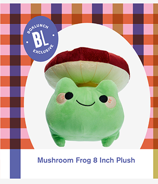 Mushroom Frog 8 Inch Plush