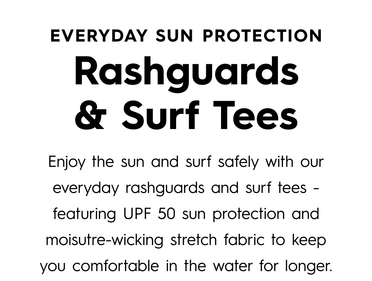 Rashguards & Surf Tees