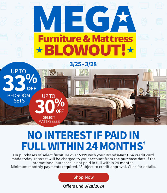 Mega Furniture & Mattress Blowout