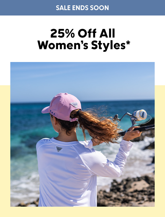 Sale Ends Soon. 25% Off All Women's Styles.