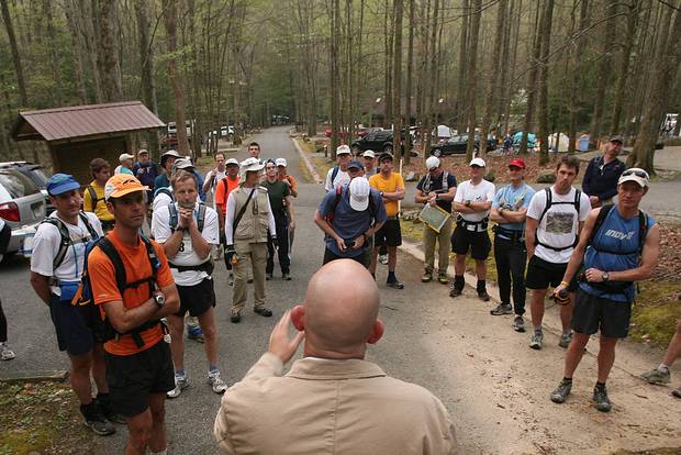 The start of the Barkley Marathons in 2007. 