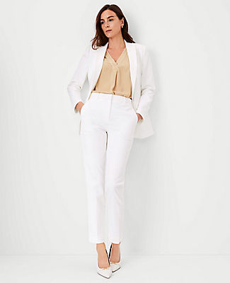 The High Rise Everyday Ankle Pant in Stretch Cotton