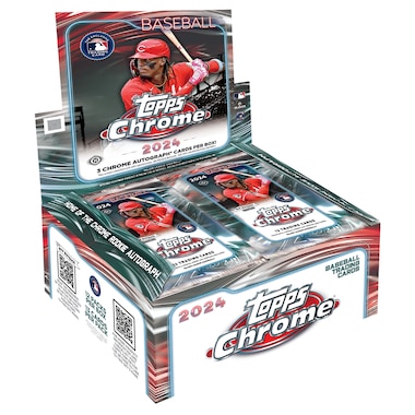 2024 Topps Chrome Baseball Factory Sealed Hobby Jumbo Box