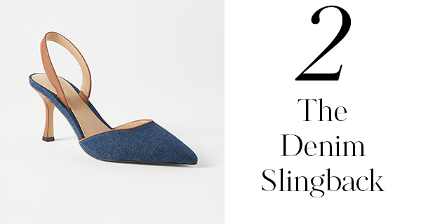 The Denim Slingback