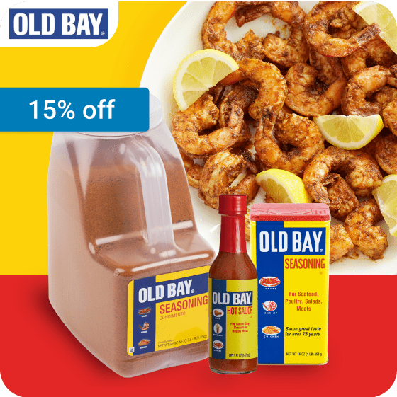 15% off Old Bay Seasonings