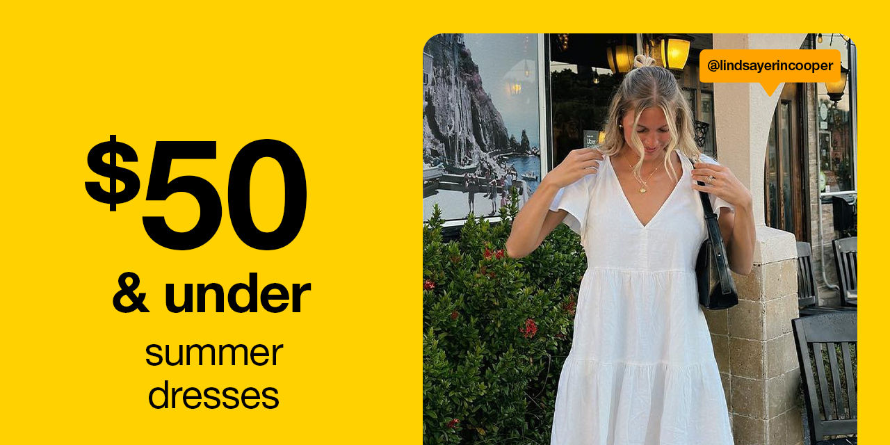 $50 & under summer dresses The Dress Shop >