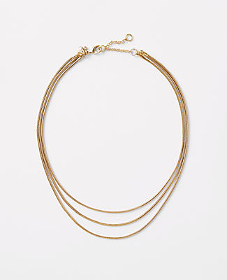 Triple Strand Delicate Necklace