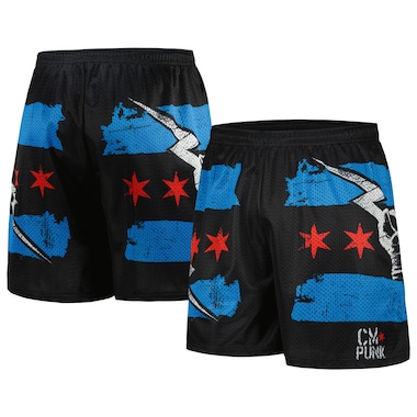  Chalk Line Black  Flag Retro Shorts