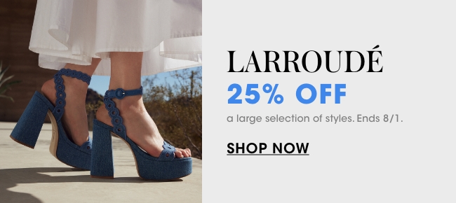 Larroude 25% off