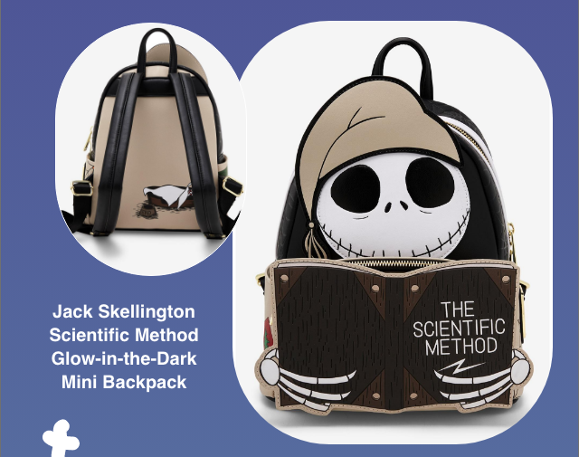 Jack Skellington Scientific Method Glow-in-the-Dark Mini Backpack