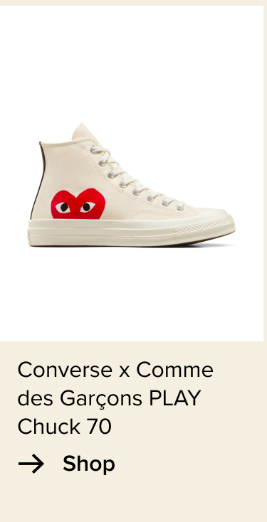 Shop: Converse x Comme des Garçons PLAY Chuck 70