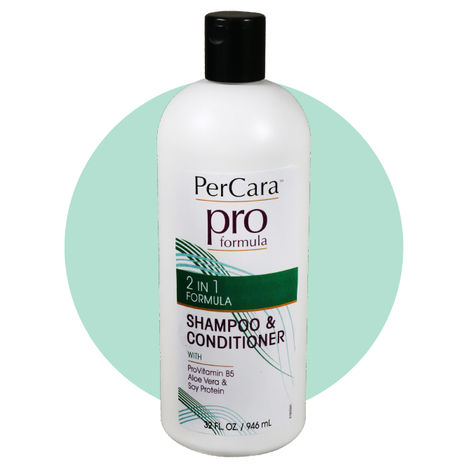 PerCara 2 in 1 pro formula shampoo and conditioner