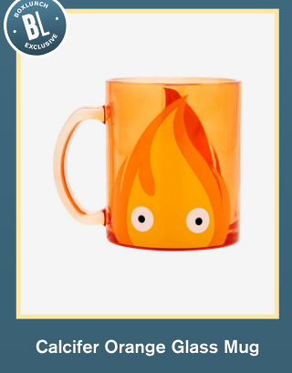 Calcifer Orange Glass Mug