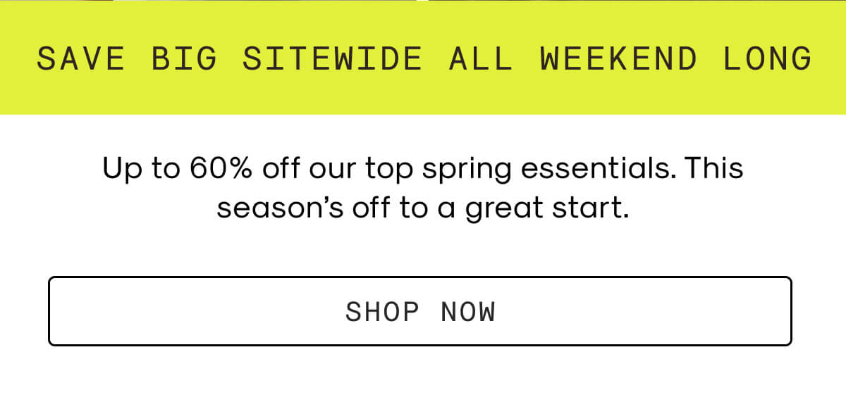 spring sitewide sale