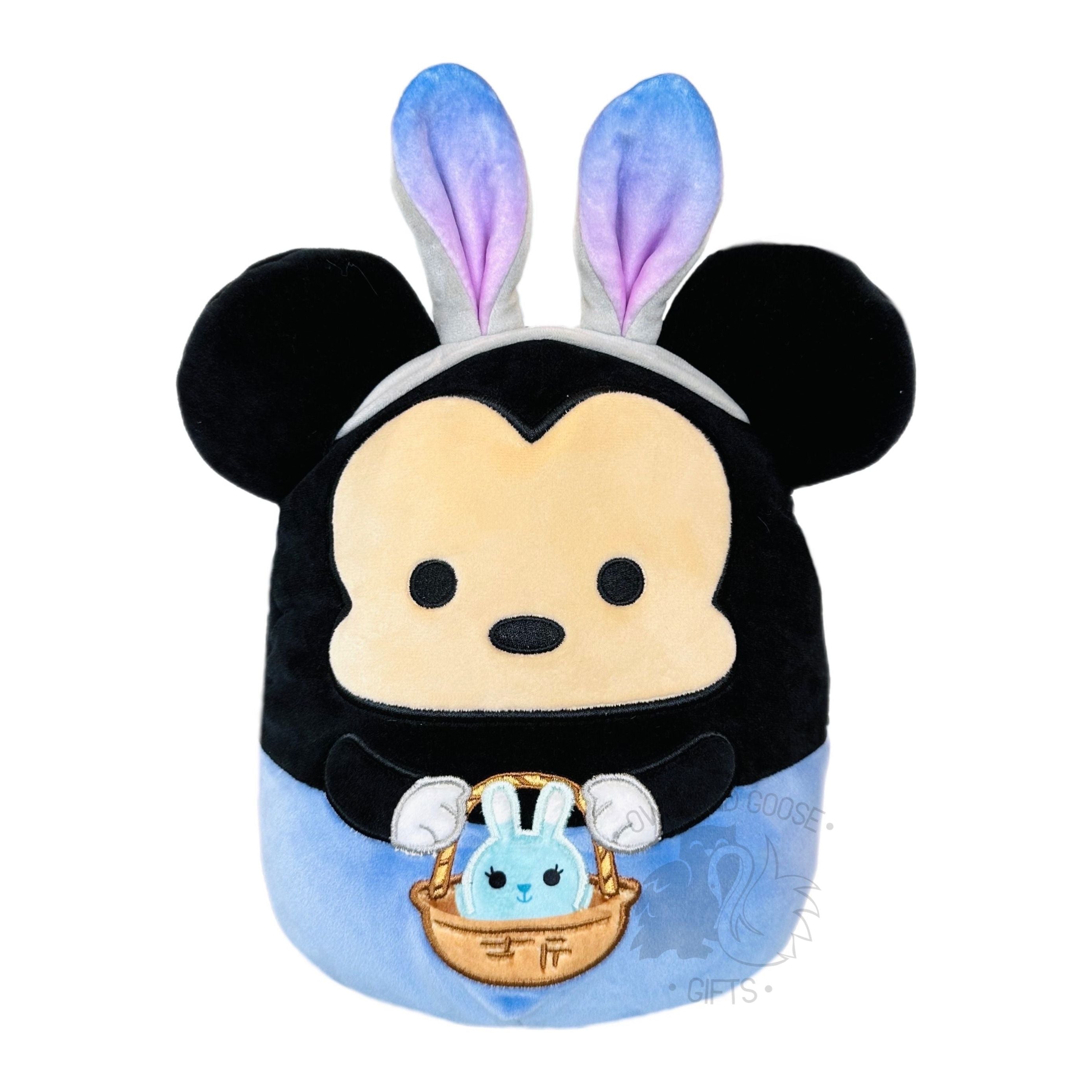 Squishmallow 8 Inch Mickey Mouse with Bunny Ears Easter Disney Plush Toy