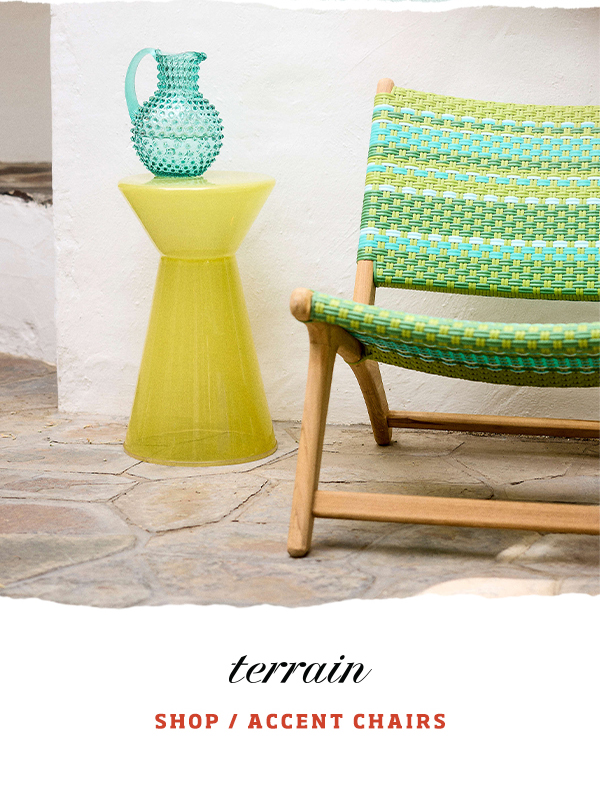 terrain. shop accent chairs.