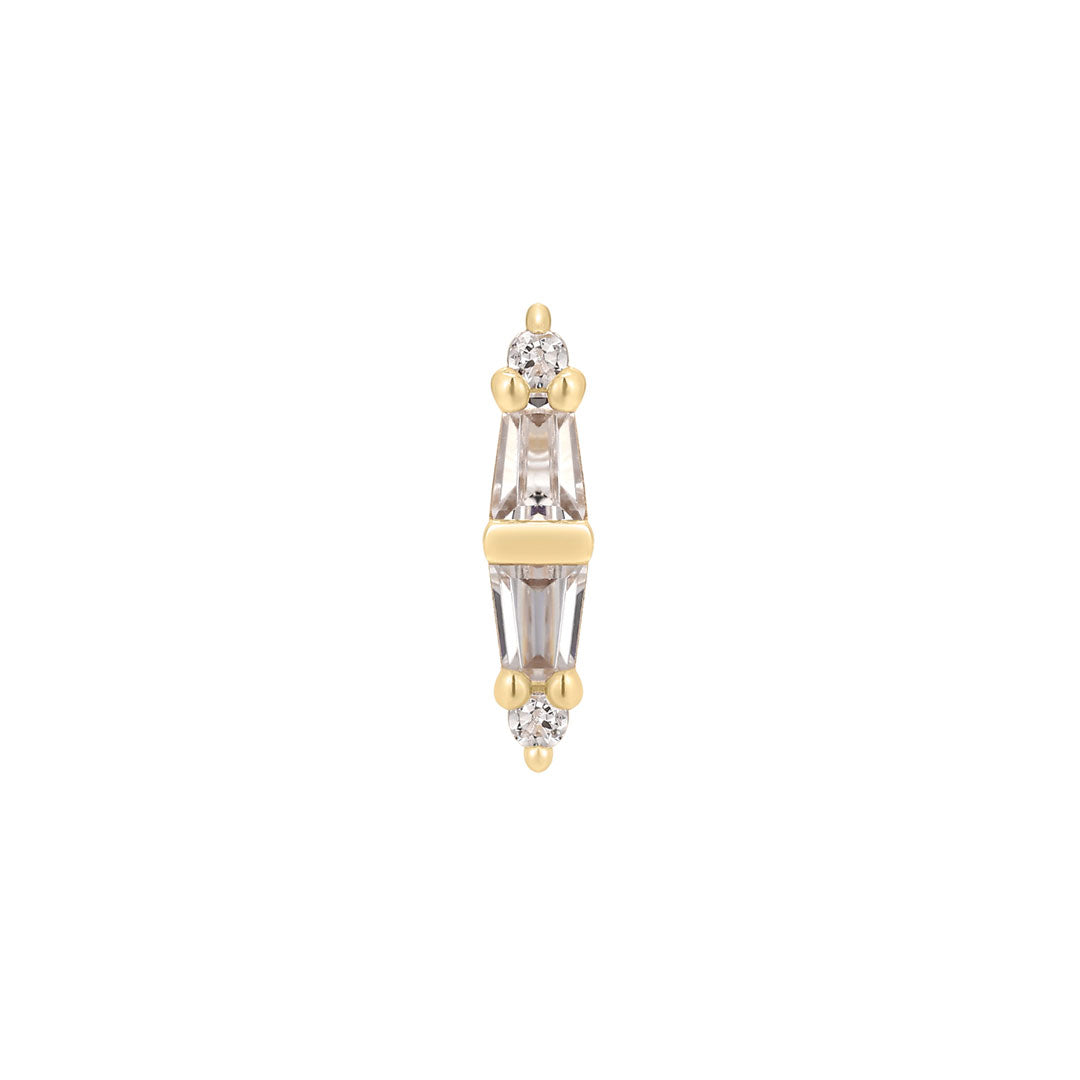 Image of Buddha Jewelry Press Fit Essential CZ Gold