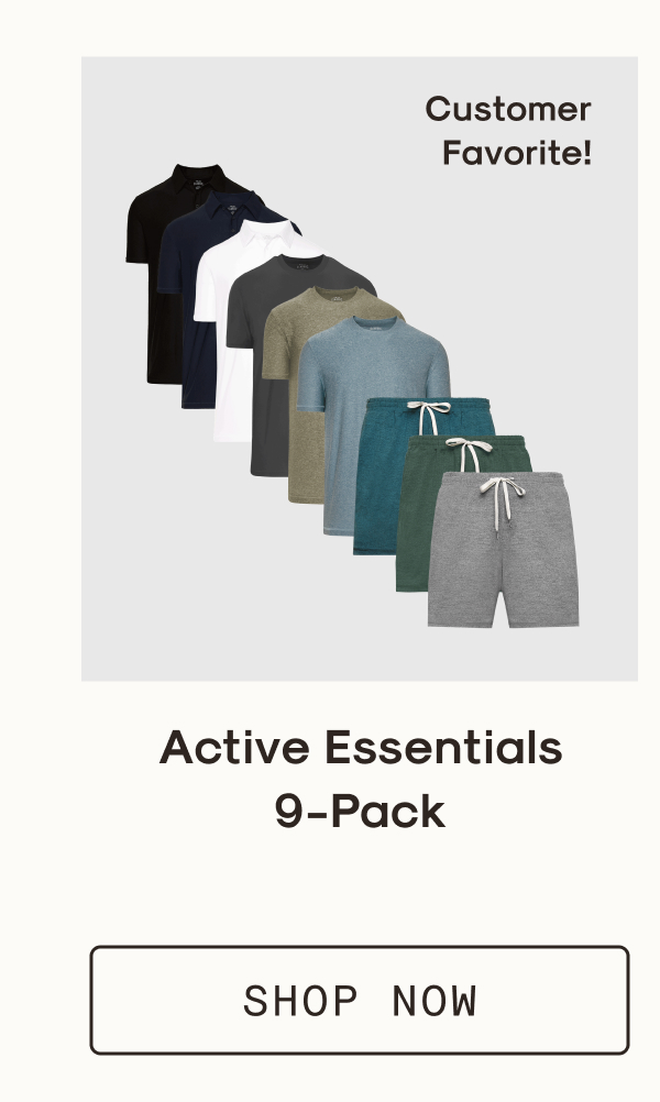 Active Essentials 9-Pack