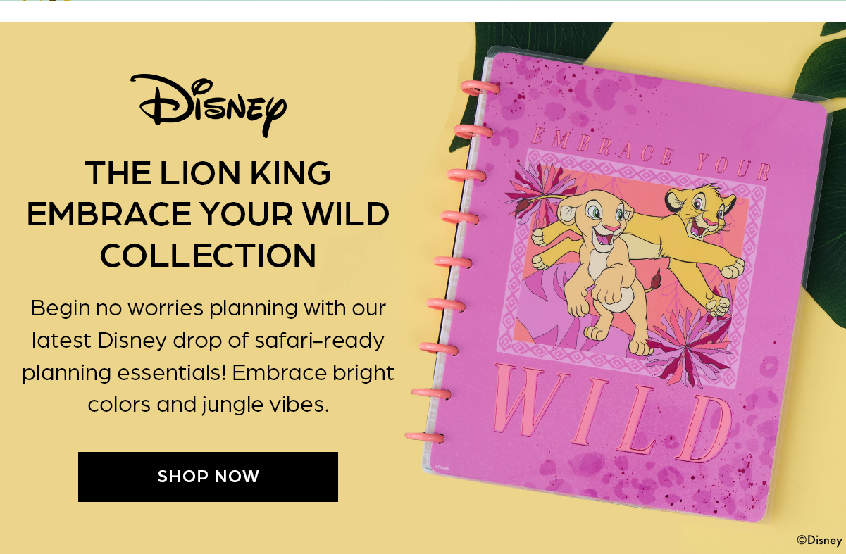 Disney The Lion King Embrace Your Wild Collection