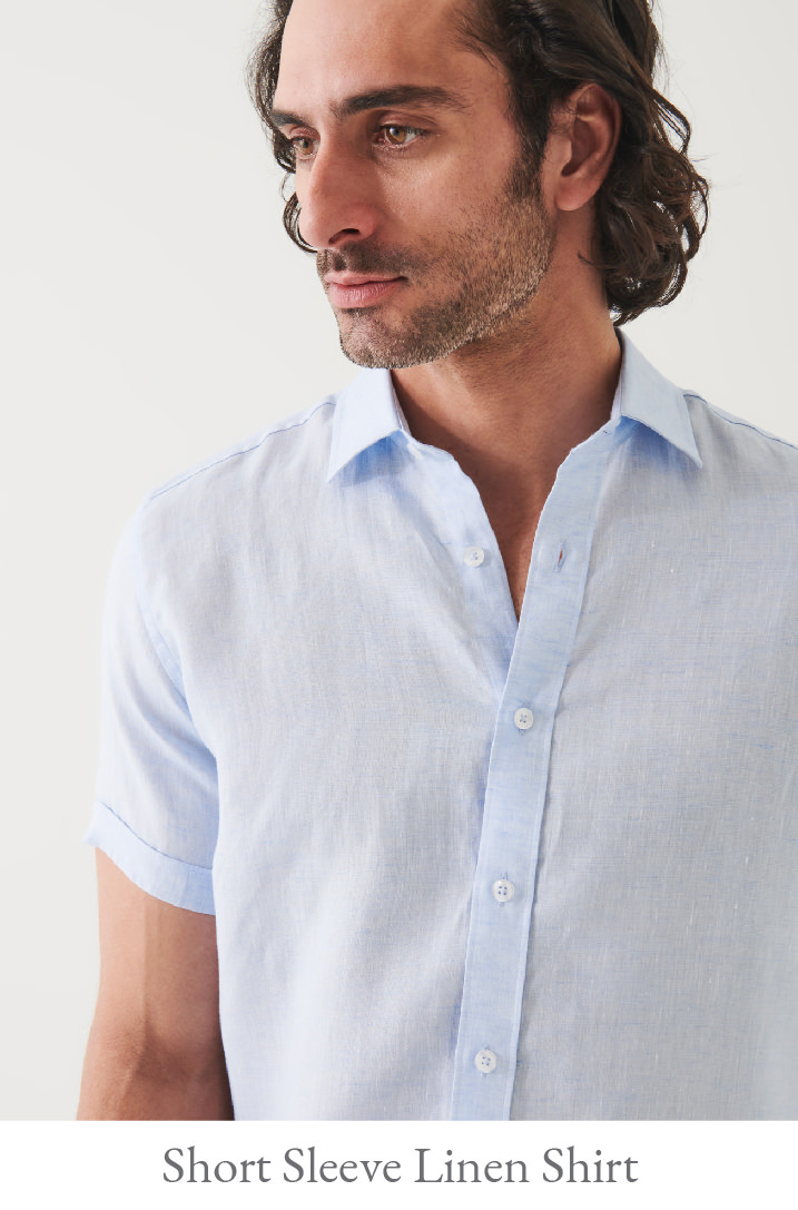 SHORT SLEEVE LINEN SHIRT