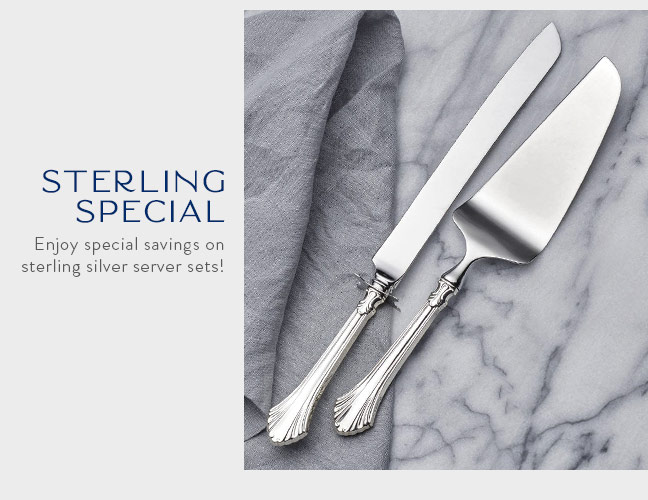 Shop Special Savings on Sterling Silver Server Sets