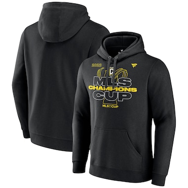  Fanatics Branded  Black  2023 MLS Cup Champions Locker Room Pullover Hoodie