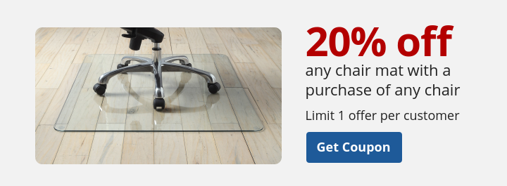 20% off any chair mat - Get Coupon