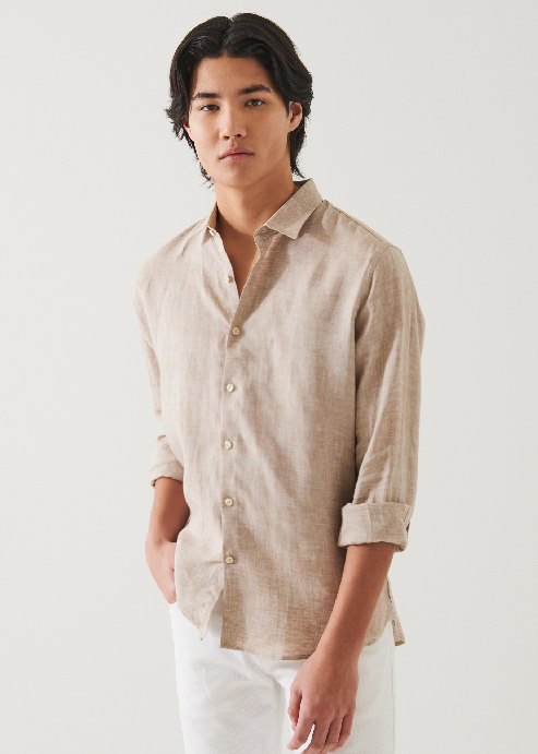 LINEN CHAMBRAY SHIRT